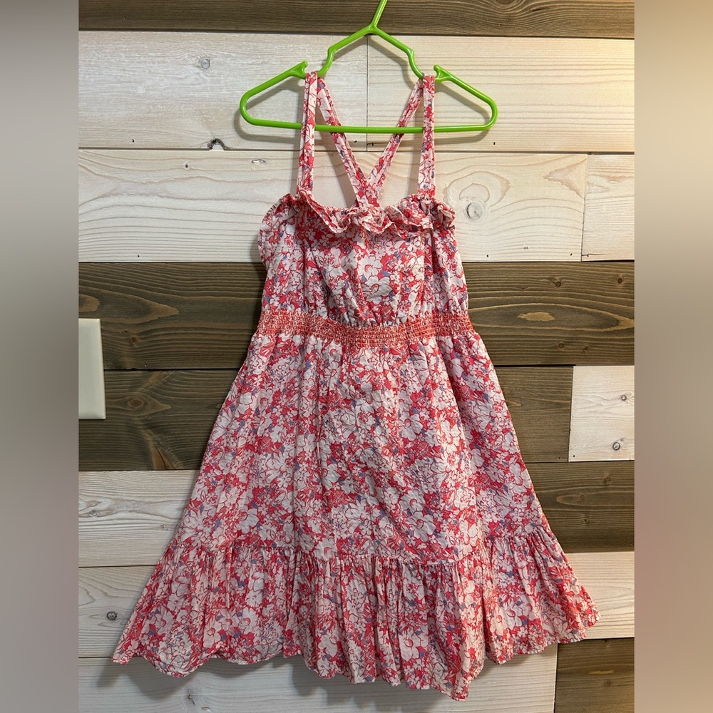 Ralph Lauren Pink Floral Kids Casual Dress